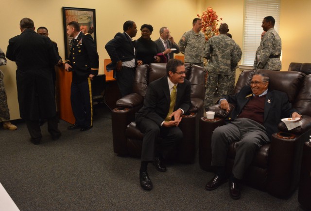 Military hospitality suite at local airport gets facelift