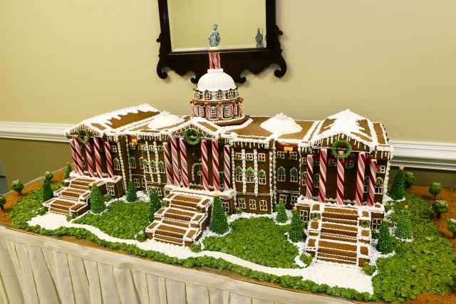 Soldiers create gingerbread house of U.S. Capitol in exquisite detail