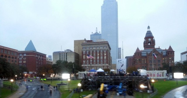 Dealey Plaza site for JFK observance