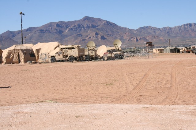 Brigade Tactical Operations Center at the Army's Network Integration Evaluation 14.1