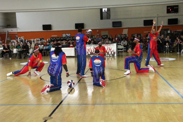 Warm up, Globetrotter style.