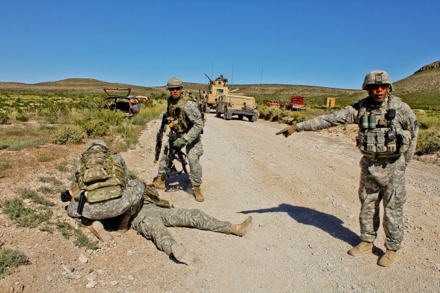 Volunteer force of Louisiana Guardsmen trains with 5th AR BDE 