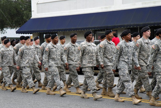 'Titan' soldiers lead the annual Brunswick, Ga., Christmas parade