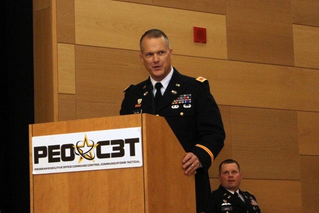 Newly promoted Col. Robert Collins, former product manager for Warfighter Information Network-Tactical Increment 2