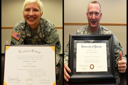 Staff Sergeants Earn Their Bachelor S Degrees Article The United States Army