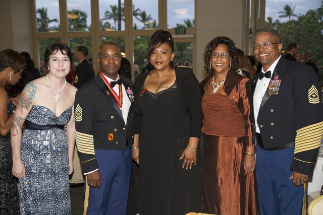Soldiers and Family Members Enjoy Themselves at the Annual St. Barbara's Day Ball
