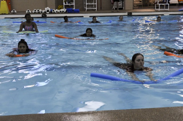 Noodle swim.