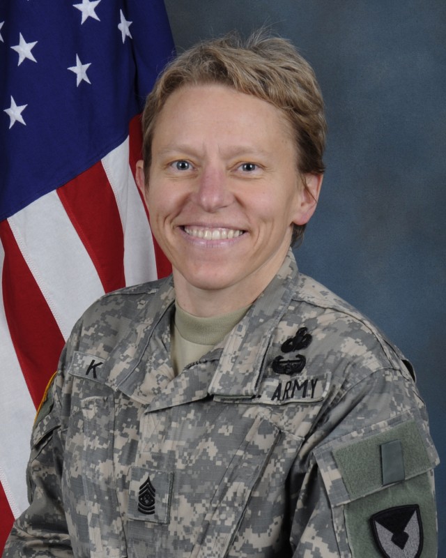 The Voice of ISEC:   Command Sergeant Major Brenda Kadet