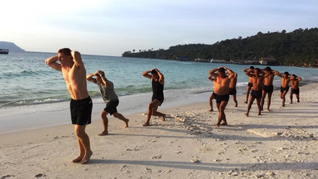 Army, Cambodia divers work together to de-mine Pacific waters