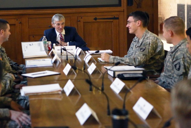 Secretary of the Army visits West Point