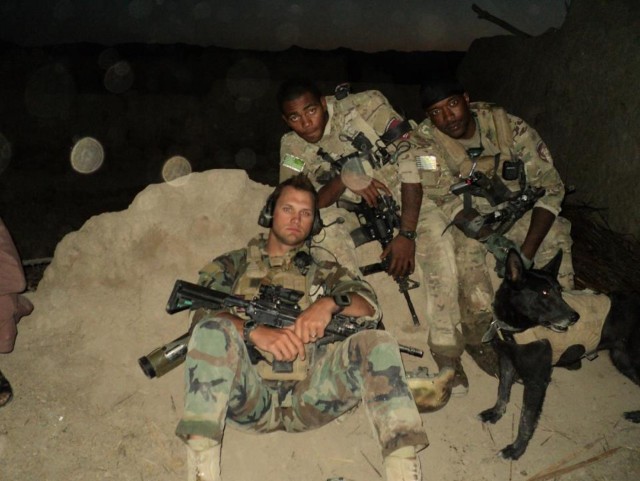 Military working dog supports special operations
