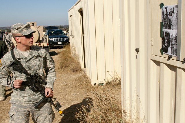 3rd Cavalry Regiment Soldier conducts memory training