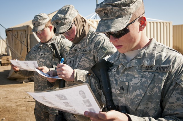 3rd Cavalry Regiment infantrymen test memory skills