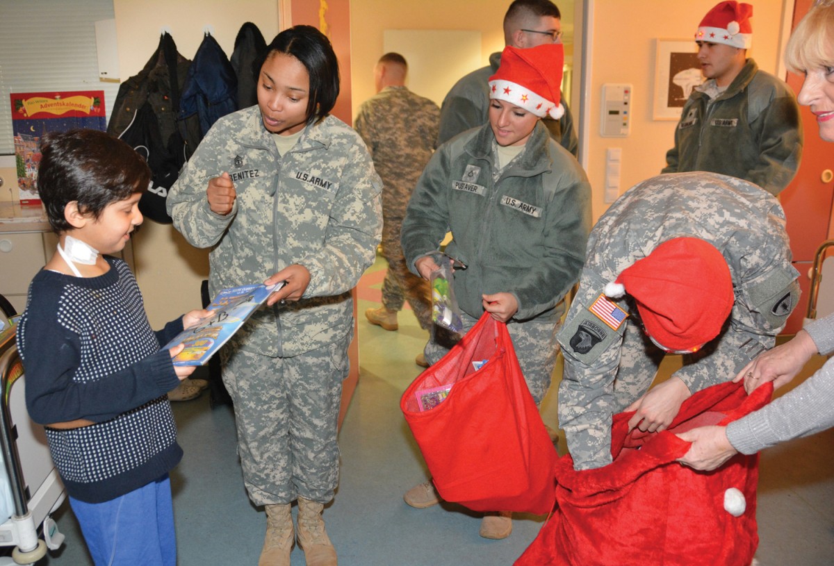 Soldiers, civilians lift spirits in local hospitals Article The