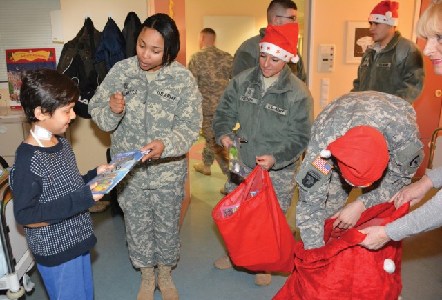 Soldiers, civilians lift spirits in local hospitals
