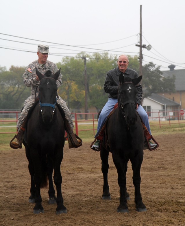 Fort Sam Houston Caisson horse named for former SMA