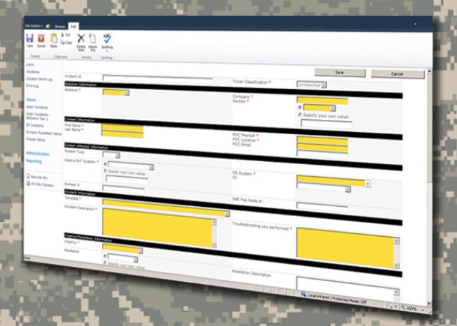 Army launches new field support reporting system for Soldiers