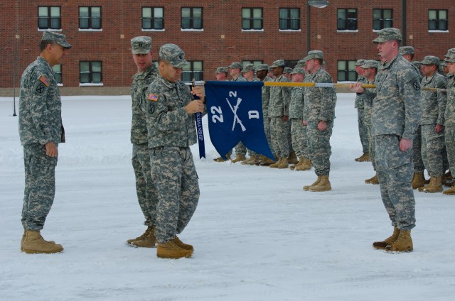 Division leaders present first 'Mountain Tough' marksmanship streamers