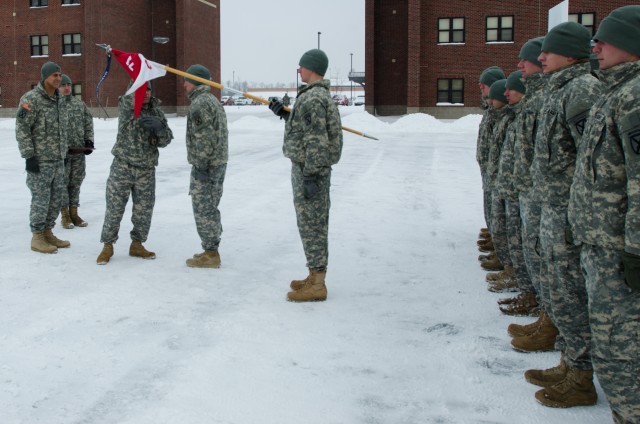 Division leaders present first 'Mountain Tough' marksmanship streamers