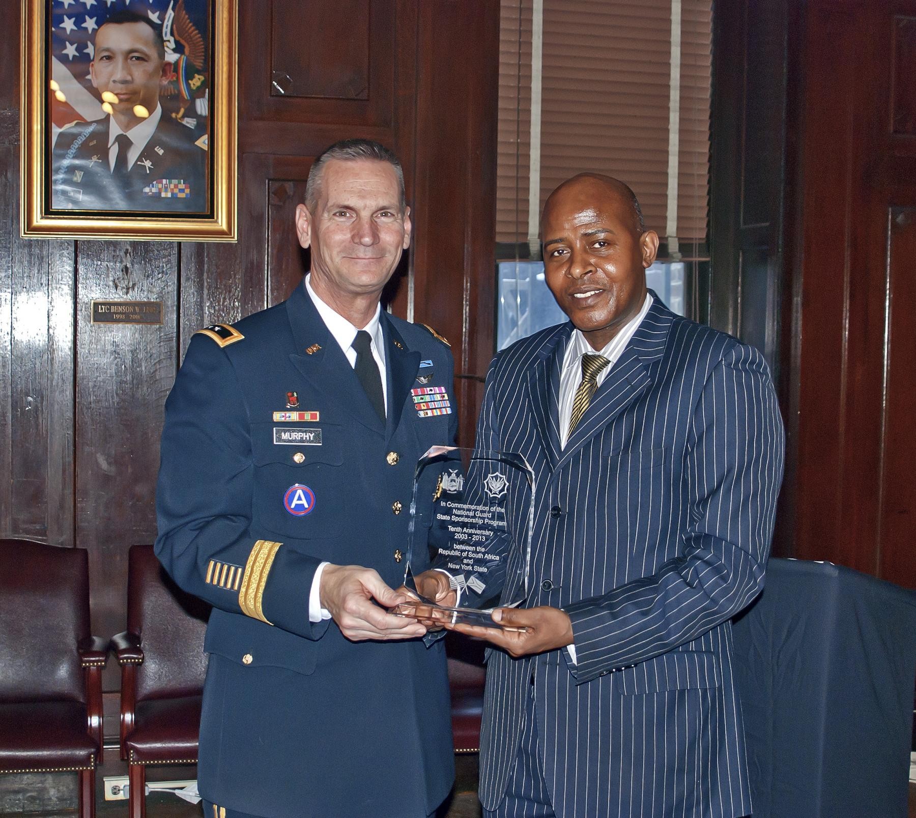 New York National Guard And South Africa Mark Ten Years Of State 