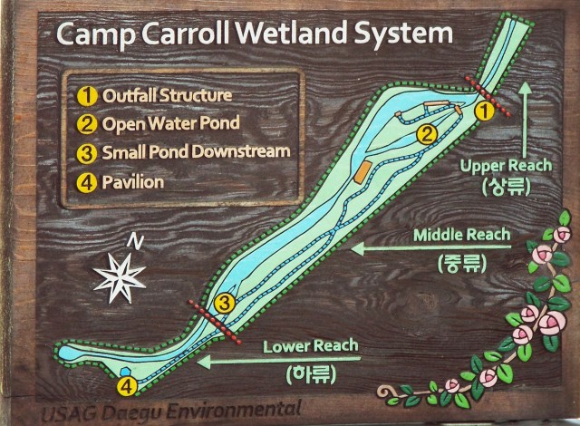 Camp Carroll Wetlands Project map