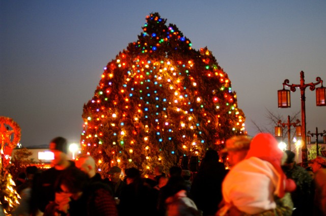 Tree lighting ceremonies often kick off the holiday season