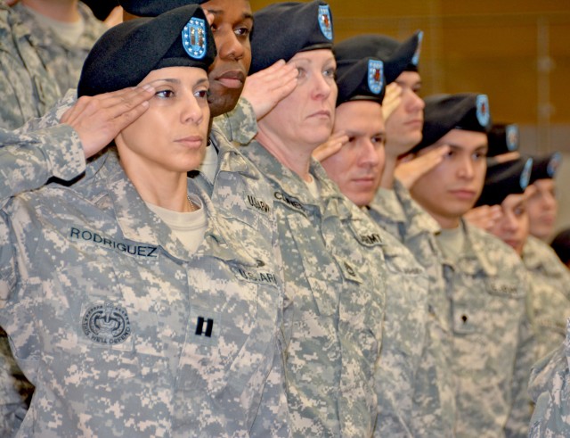 Solemn Promise: Soldiers, civilians recommit to 'stand strong' for the profession of arms