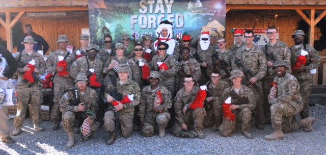 Christmas Convoy visits Gamberi