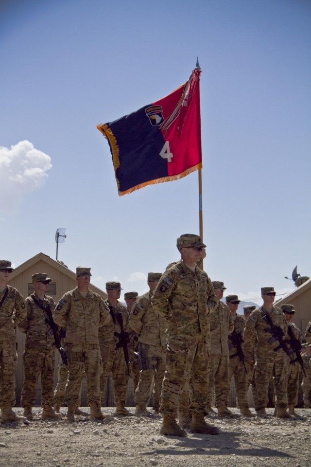 Currahees conduct change of responsibility ceremony