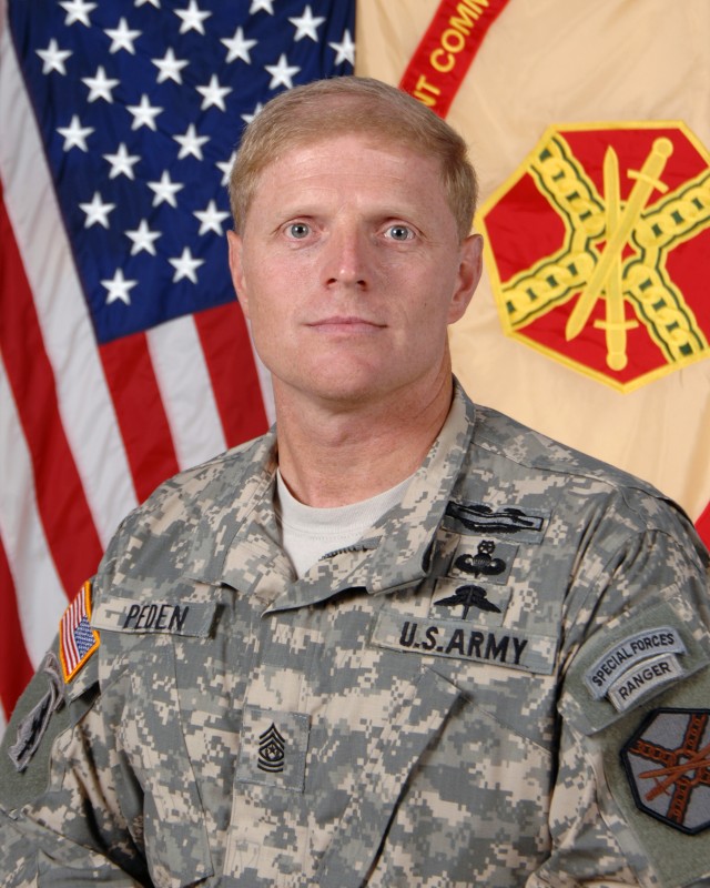 Command Sergeant Major Alexander M Peden Article The United States