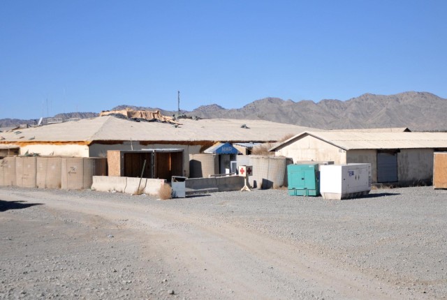 Afghans talk security with Spartans on retrograded base