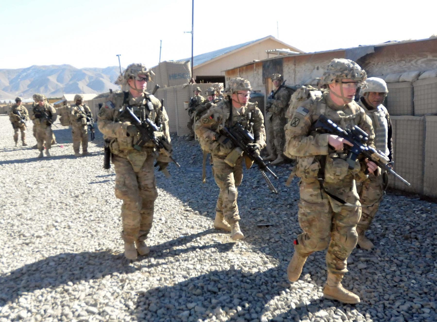 10th Mountain Division's Spartan Brigade lives on amber in Afghanistan