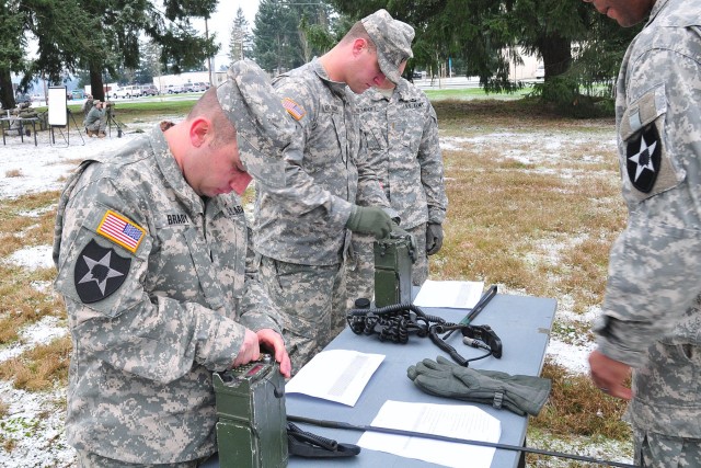 Fire support soldiers certify on FO skills