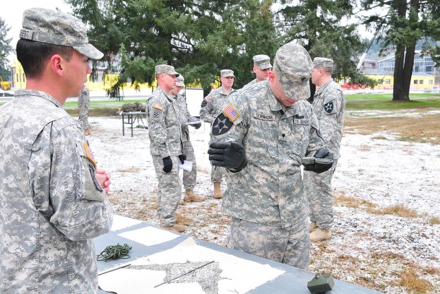 Fire support soldiers certify on FO skills