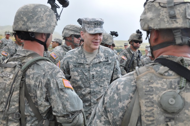 Lt. Gen. Talley visits Camp Santiago Urban Assault Training Site