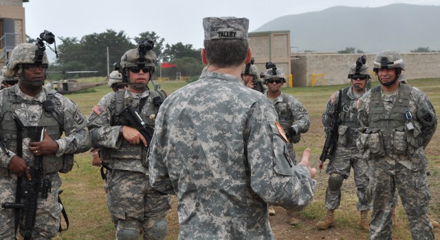 Lt. Gen. Talley visits Camp Santiago Urban Assault Training Site