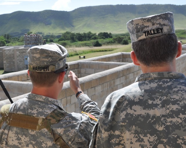 Lt. Gen. Talley visits Camp Santiago Urban Assault Training Site