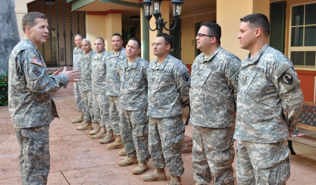 USARC Commander visits Ft. Buchanan, Puerto Rico