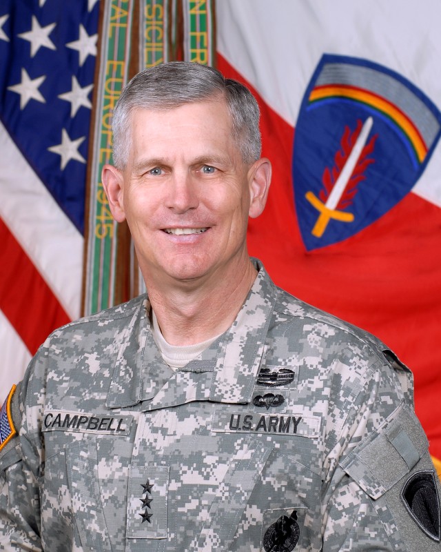 Lt. Gen. Donald M. Campbell Jr., commanding general, U.S. Army Europe 