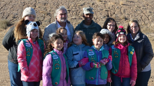 Girl Scouts help build owl habitat