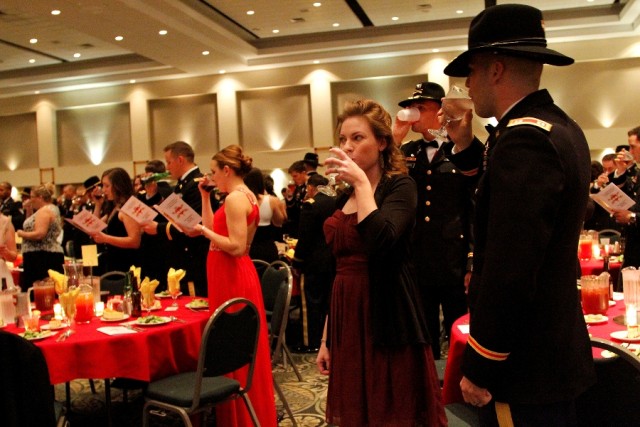 Dragons honor Soldiers, spouses at Saint Barbara's Day Ball
