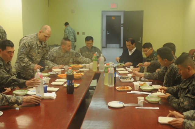 ROK Field Artillery School leaders visit 210th FA Brigade