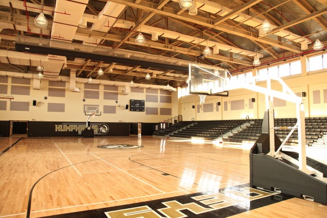 Camp Humphreys Middle/High School gymnasium