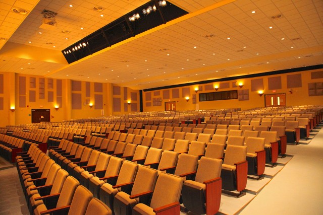 Camp Humphreys Middle/High School performing arts auditorium