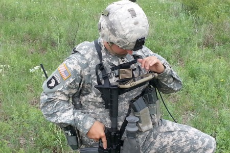 Handheld fires 'app' lightens the load for forward observers Article  The United States Army