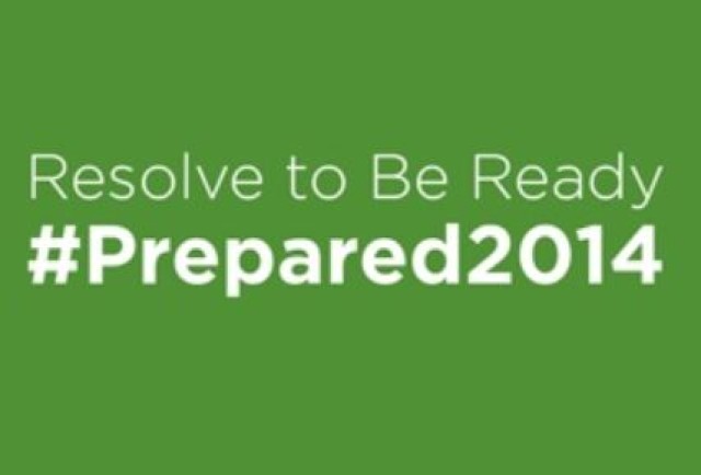 Resolve to be prepared in 2014