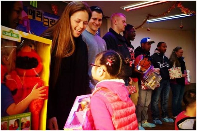 Kiowa unit spreads Christmas cheer to orphans