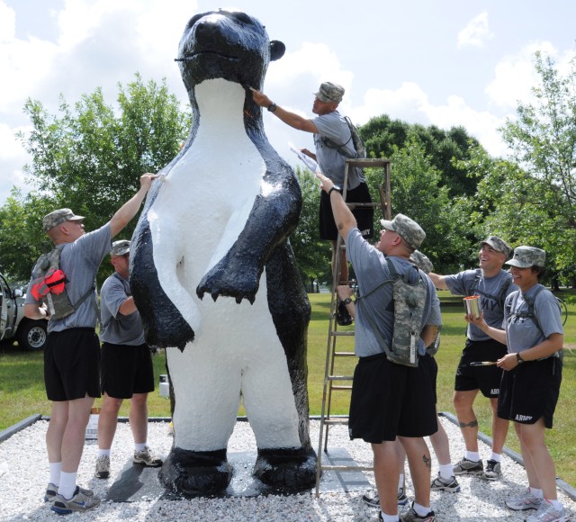 Sgt. Ted E. Bear promotes change initiative
