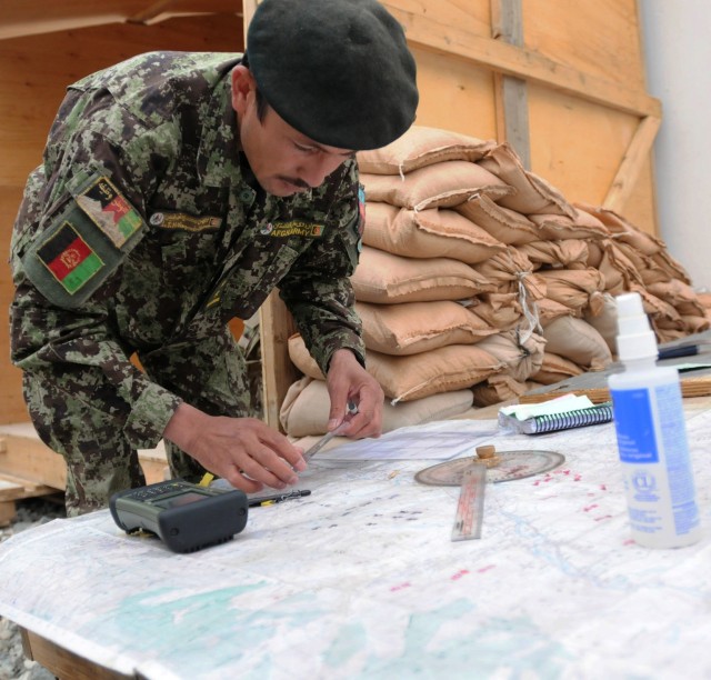 Training for Afghan fire missions