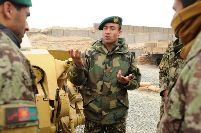 Training for Afghan fire missions